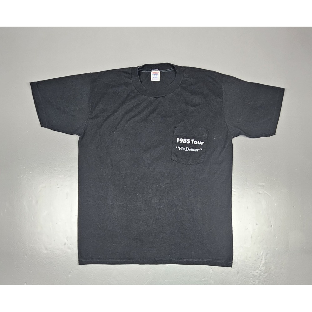 Vintage We Deliver 1985 Tour T-Shirt Mens XL. MO Repertory Theater Single Stitch